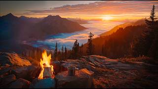 Download lagu Between the Days | Sunrise Above the Valley of Clouds 🌅🔥🏔️ 24/7 LIVE