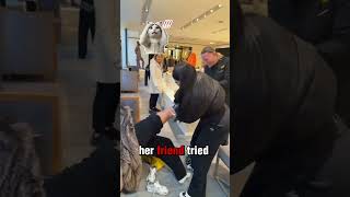 She Tried on a Shoe… Then Realized She Couldn’t Get Out 😭👠 #curlyhair #funny #funnyvideos #girls