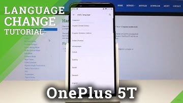 How to Change Language on OnePlus 5T - Language Settings
