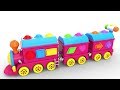 Learn Shapes With Train Toy Shapes Videos Collection For Children 