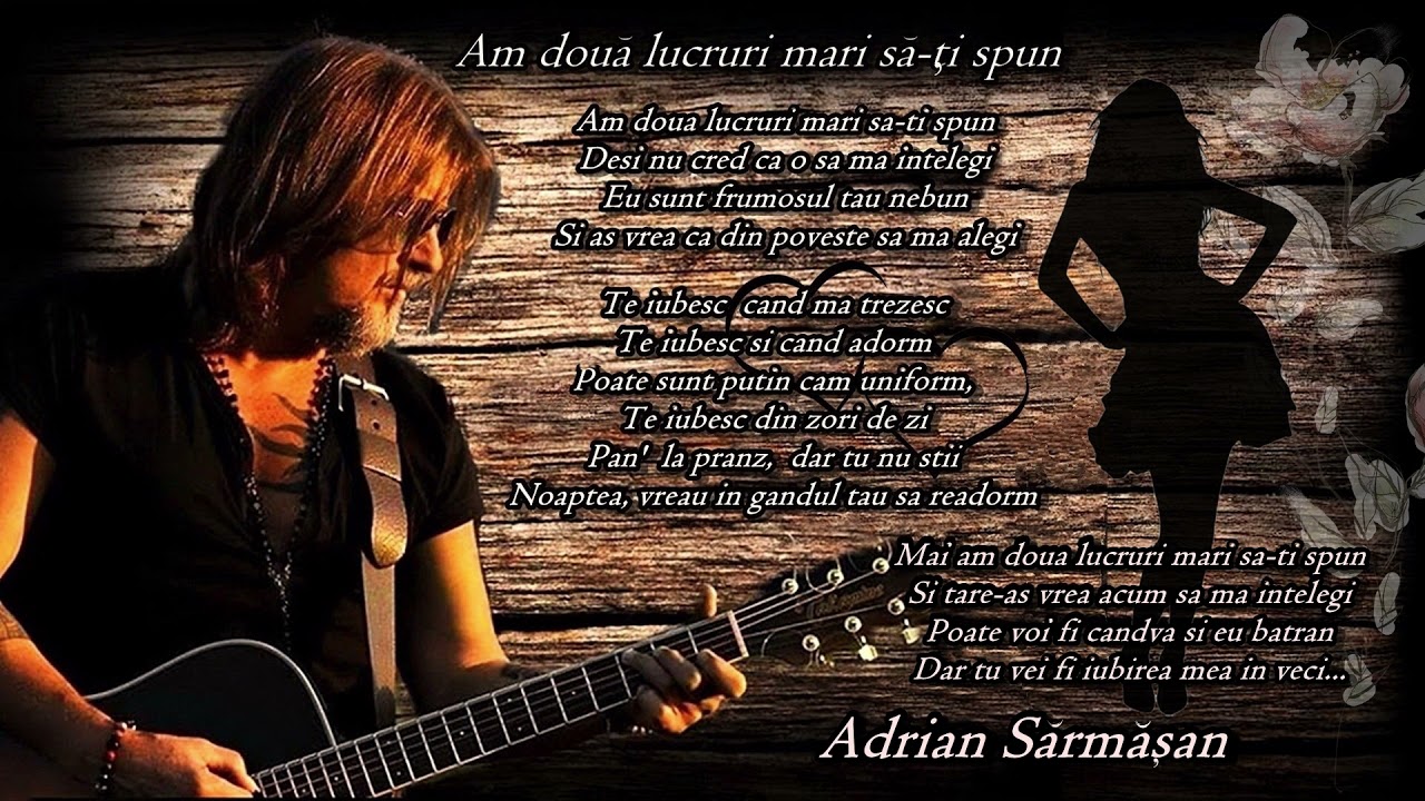Watch Adrian Sărmășan - Am două lucruri mari să îți spun ( Albumul Vino iar în Vis - 2024) on YouTube