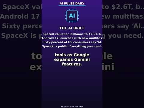 SpaceX valuation balloons to $2.6T, b. AI news today. #Shorts