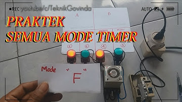 CARA KERJA TIMER SECARA DETAIL (SEMUA MODE AT8N)