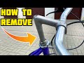 How to remove handlebar stem in vintage old bike