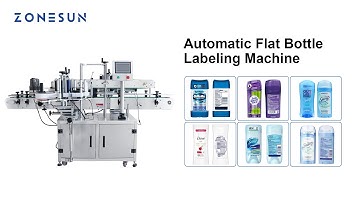 How To Use Automatic Double Label in Single Side Flat Square Bottle Double Sides Labeling Machine
