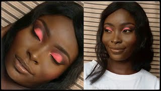 Makeup Transformation for dark skin |cut crease| UC Thonia screenshot 5