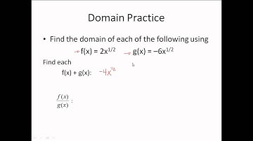 Power Functions and Function Operations (part 1)