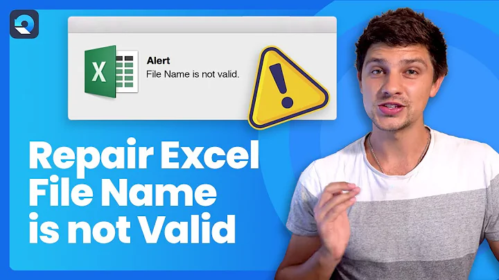 How to Repair Excel File Name is not Valid Error?