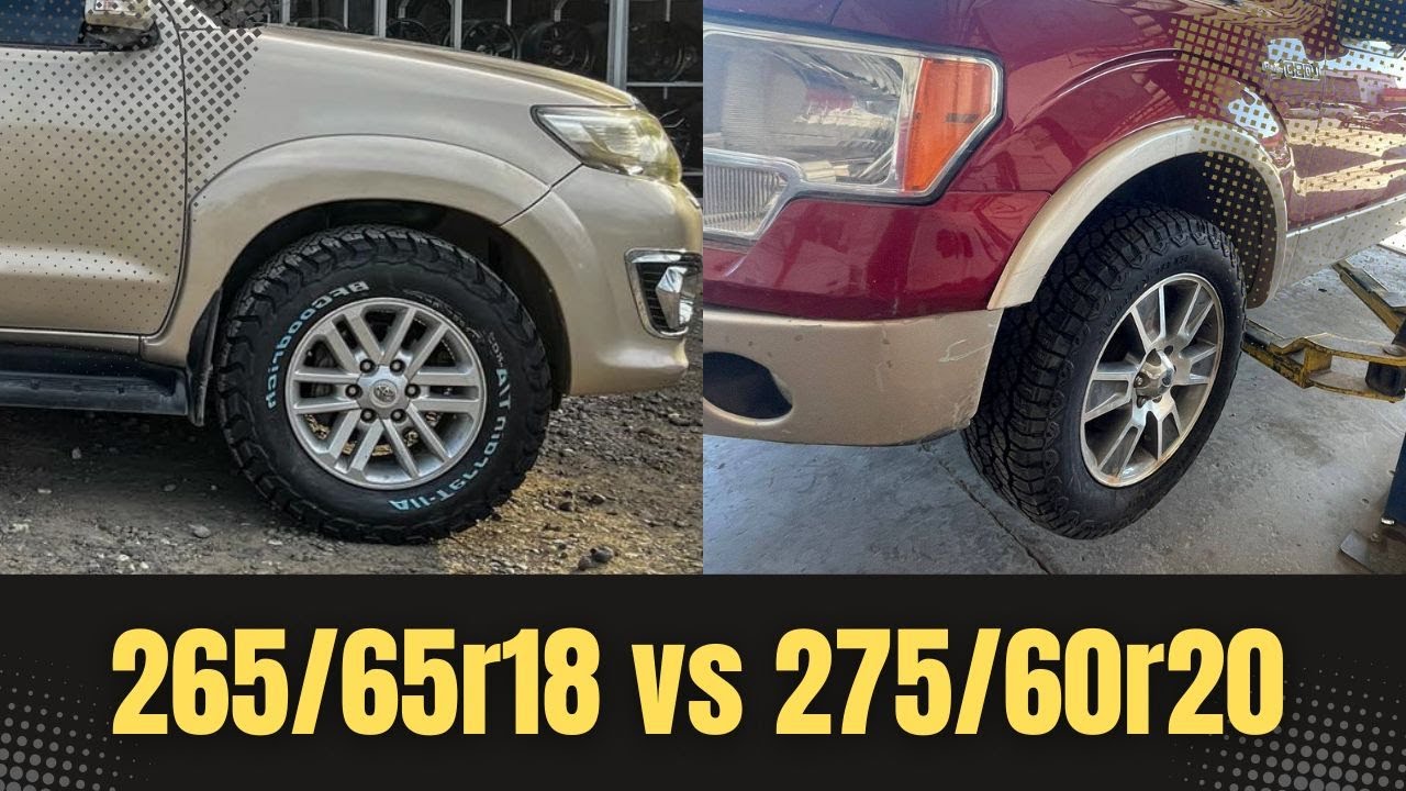 Tire Size 265/65r18 vs 275/60r20 - YouTube