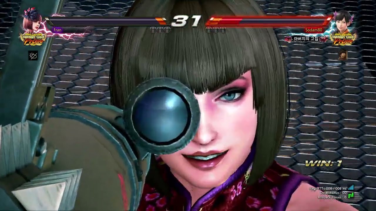 Fran (anna) vs Sodam (xiaoyu) [TEKKEN 7]