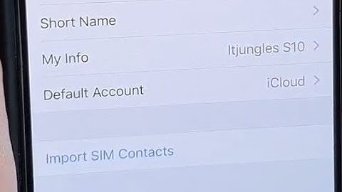 iPhone 11 Pro: How to Change Default Account For Contacts App