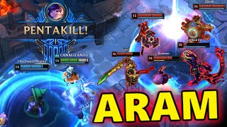 ARAM LoL FUN MONTAGE (Pentakill, Nunu and Ryze, Aphelios, Sett, Garen, Vayne, Yasuo) #398