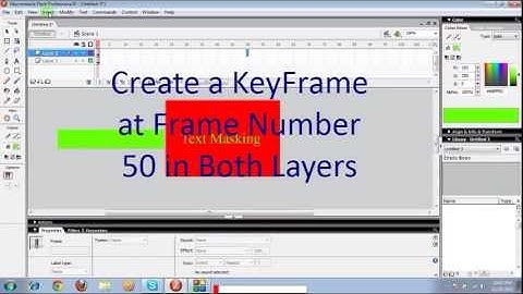 Text Masking in Macromedia Flash 8