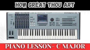How Great Thou Art C Major Advanced Piano Lesson- (Instructor-Caleb )