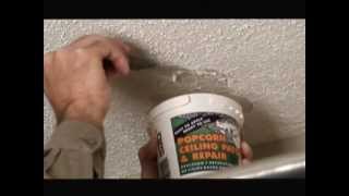 Popcorn Ceiling Patch Repair Video