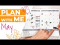 Plan with me for may ft clever fox weekly planner 20