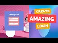 Create a Amazing Login Screen For your website