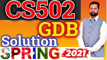 CS502 GDB no.1 Solution Spring 2021|| gdb CS502 ALgo Solution SPRING 2021 By Abid Farooq Bhutta