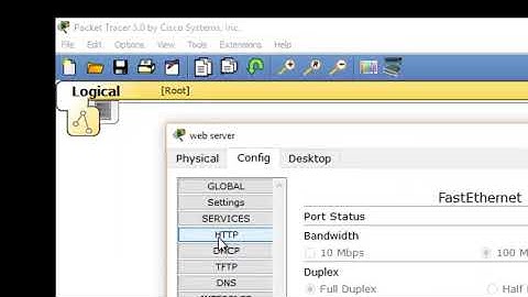 Tutorial membuat simulasi web server di cisco packet tracer