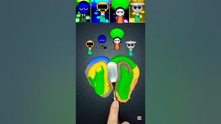 Guess the Mixed Color| Squid Game & Sprunki #sprunki #sprunki #squidgame2 #colormixing260 #mixing