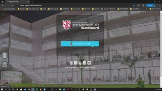 Tutorial Entrar a Blackboard Zoom UPSJB