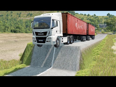 Mobil vs Unfinished Road #2 - BeamNG Drive