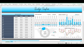 Excel Budget - Template - Buy from https://premiumexcel.etsy.com