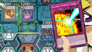 When You Surprise Reptile Meta Player With Blazing Mirror Force In Yugioh Master Duel