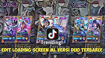 TUTORIAL Edit Duo Loading Screen ML Simple Terbaru di Aplikasi Picsart!