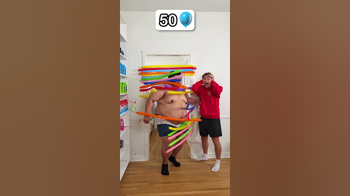 Can Balloons Stop A Sumo Wrestler? #shorts
