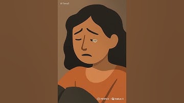 Hailuo Video “A flat 2D animation of a sad  395740404960239619