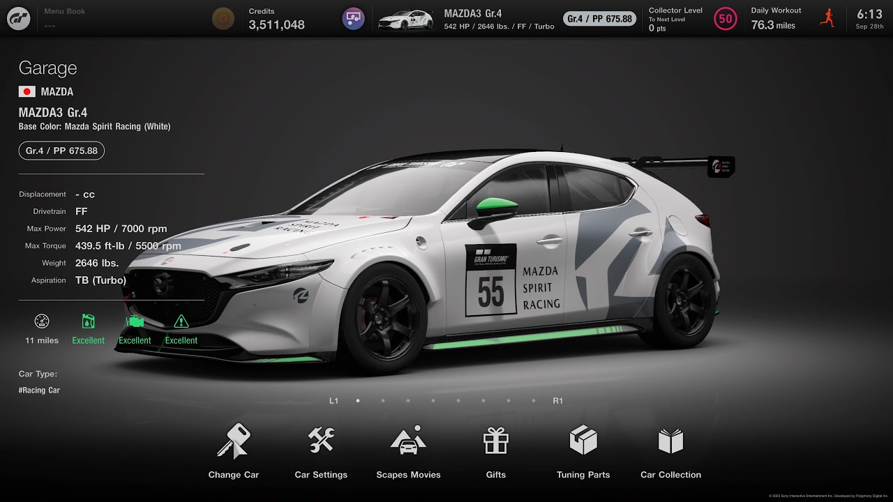 [Gran Turismo 7] MAZDA3 Gr 4 race tune - YouTube