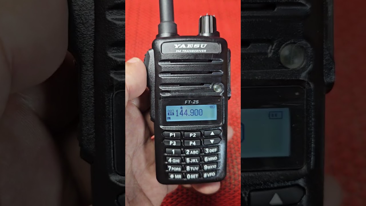 วิธีปรับกำลังส่ง Power  Yaesu FT25