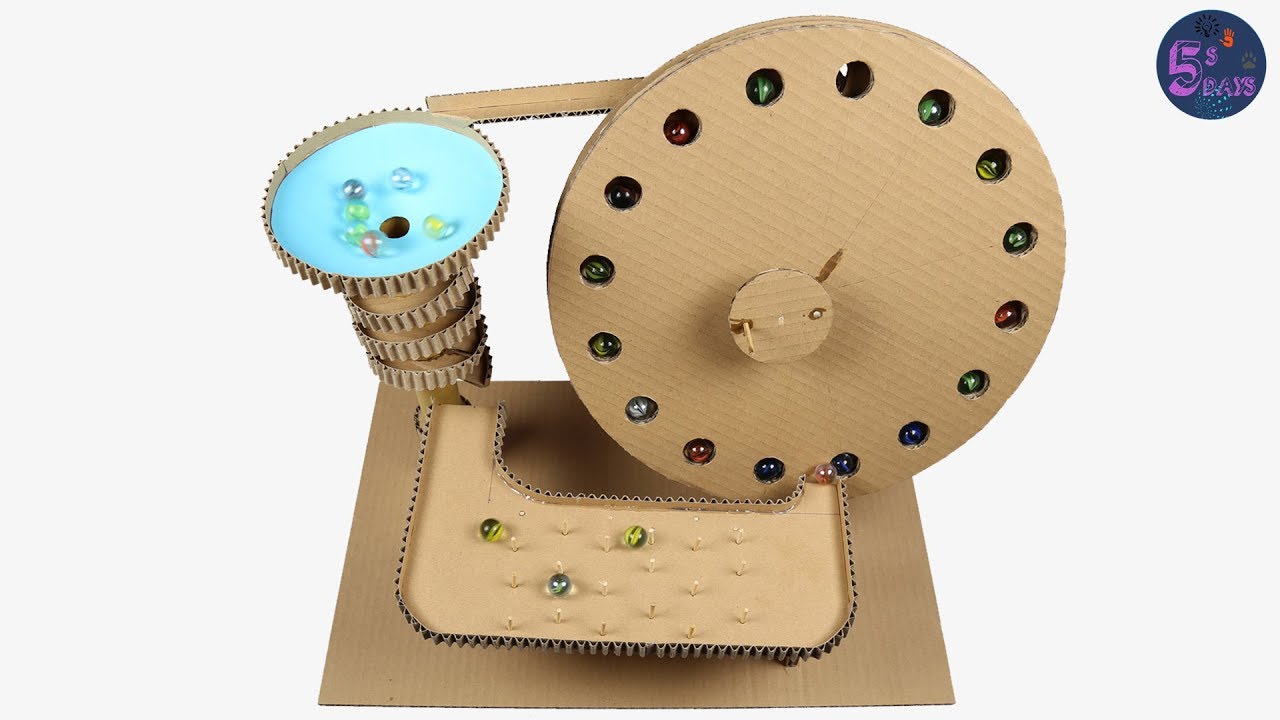 Diy Wheel Spiral Machine With Marble Matrix - YouTube