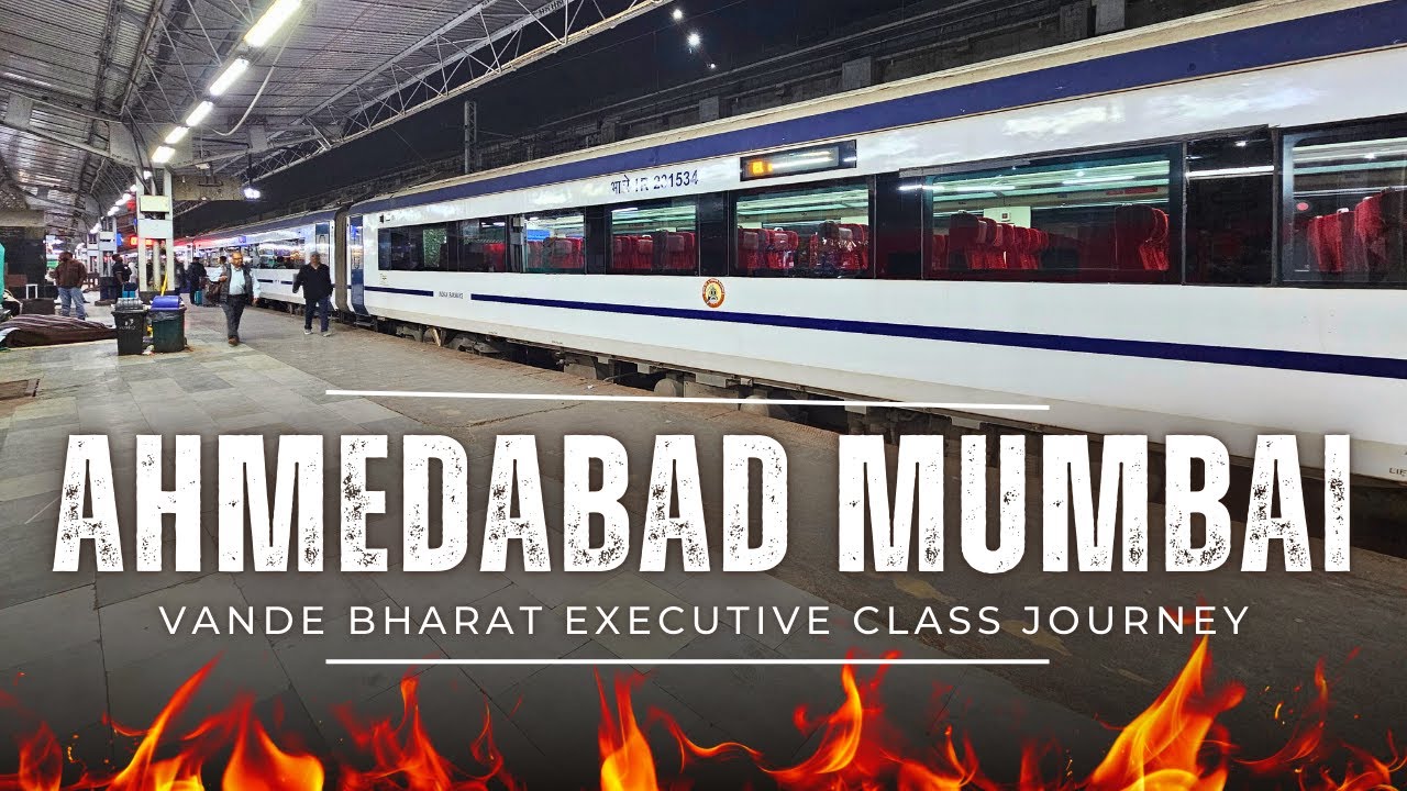 22962 Ahmedabad Mumbai Central Vande Bharat Express | Executive Class Journey | Indian Railways