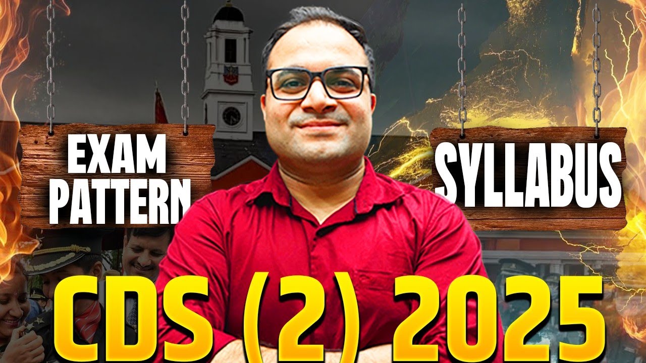 URGENT 🔥 CDS 2 2025 EXAM Pattern | Must Check Before Mishappen 😓 - YouTube