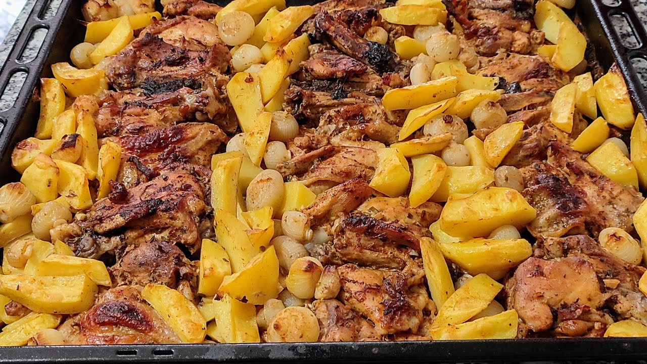 Özel Sosu İle Fırında Patatesli Tavuk Tarifi / Tavuklu Tarifler / Fırın Yemekleri / Yemek Tarifleri