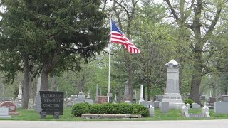 Virtual Visits All Along Illinois Route 66 - Evergreen Memorial Cemetery in Bloomington, IL