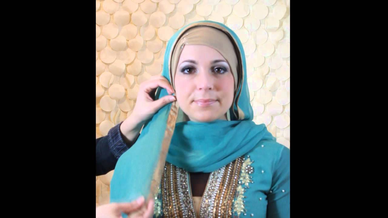Unique Hijabs: Eid Outfit Hijab Tutorial - YouTube
