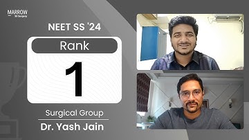 NEET SS 2024 Rank 1, Surgery Dr Yash Jain speaks to Dr Rohan Khandelwal