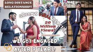 groom's reaction to bride| Mallu Christian wedding, BEST Bridal MUA| getting ENGAGED after 9 YEARS!