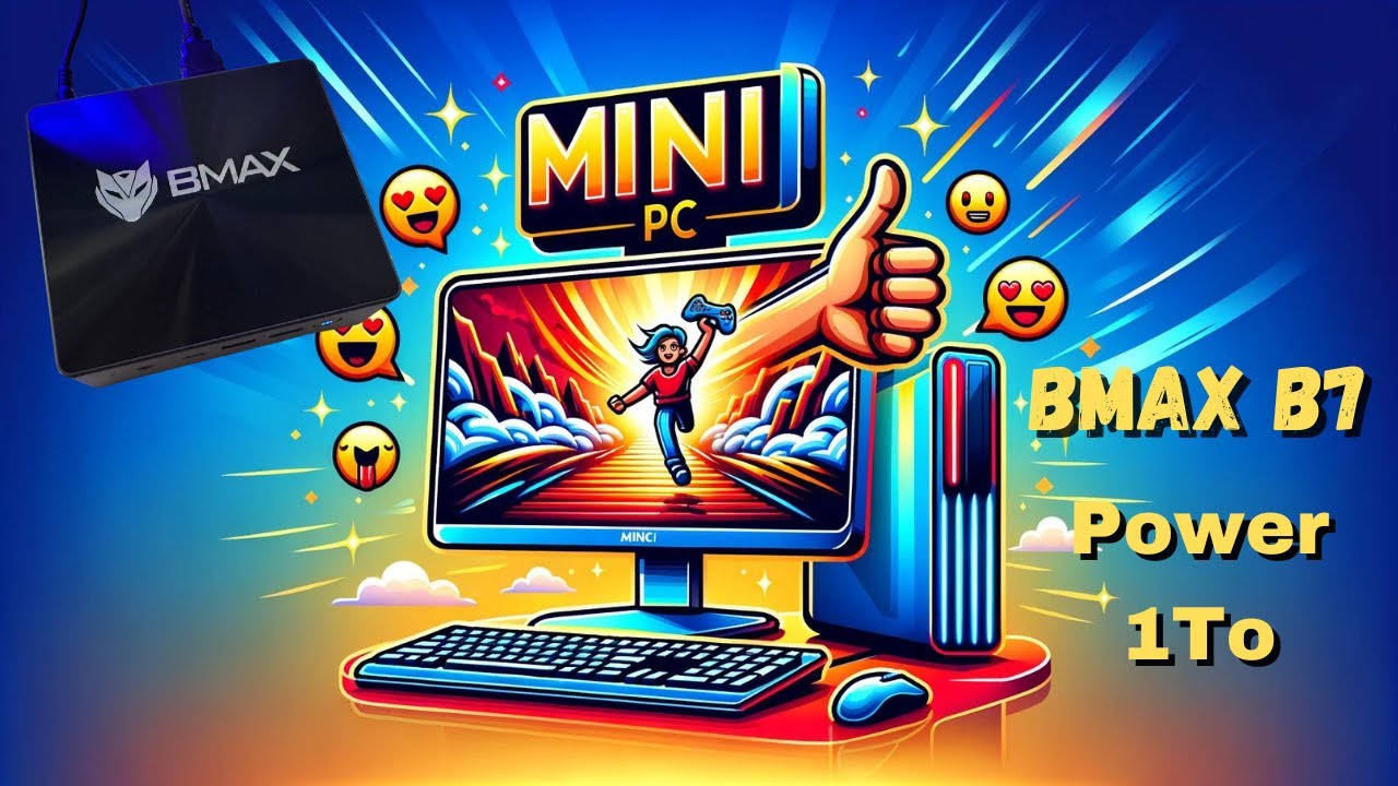 Mini PC BMAX B7: Windows 11 Pro dans un Mini PC Accessible à 360