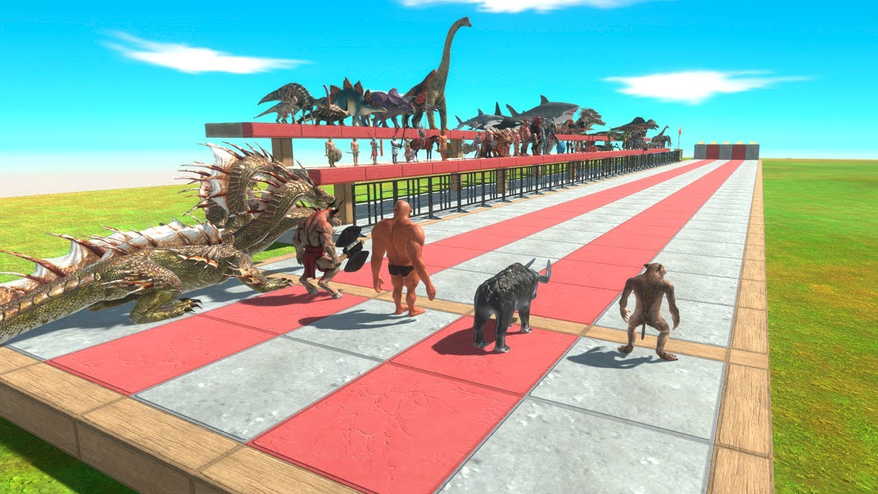 Racing Tournament Of All Units - Animal Revolt Battle Simulator