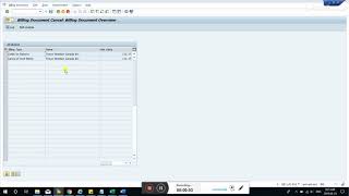 SAP + Cancel Billing document
