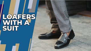 Different Ways to Wear Loafers with a Suit