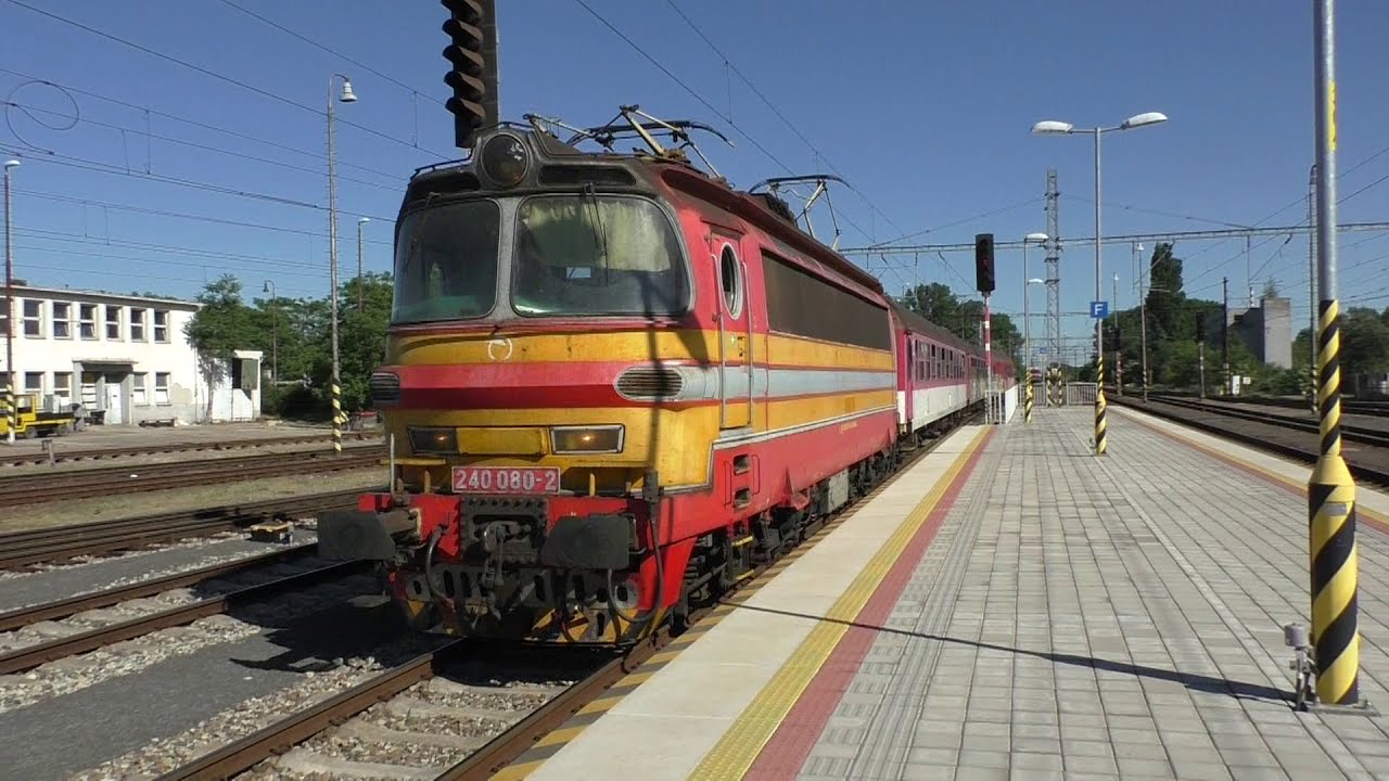 (HD) Trains at Nové Zámky, Banov & Surany - 7/5/18