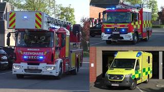 [PRIMEUR] NIEUWE Autopomp A01 met BATTENBURG - Brandweer Lommel met spoed naar interventies!