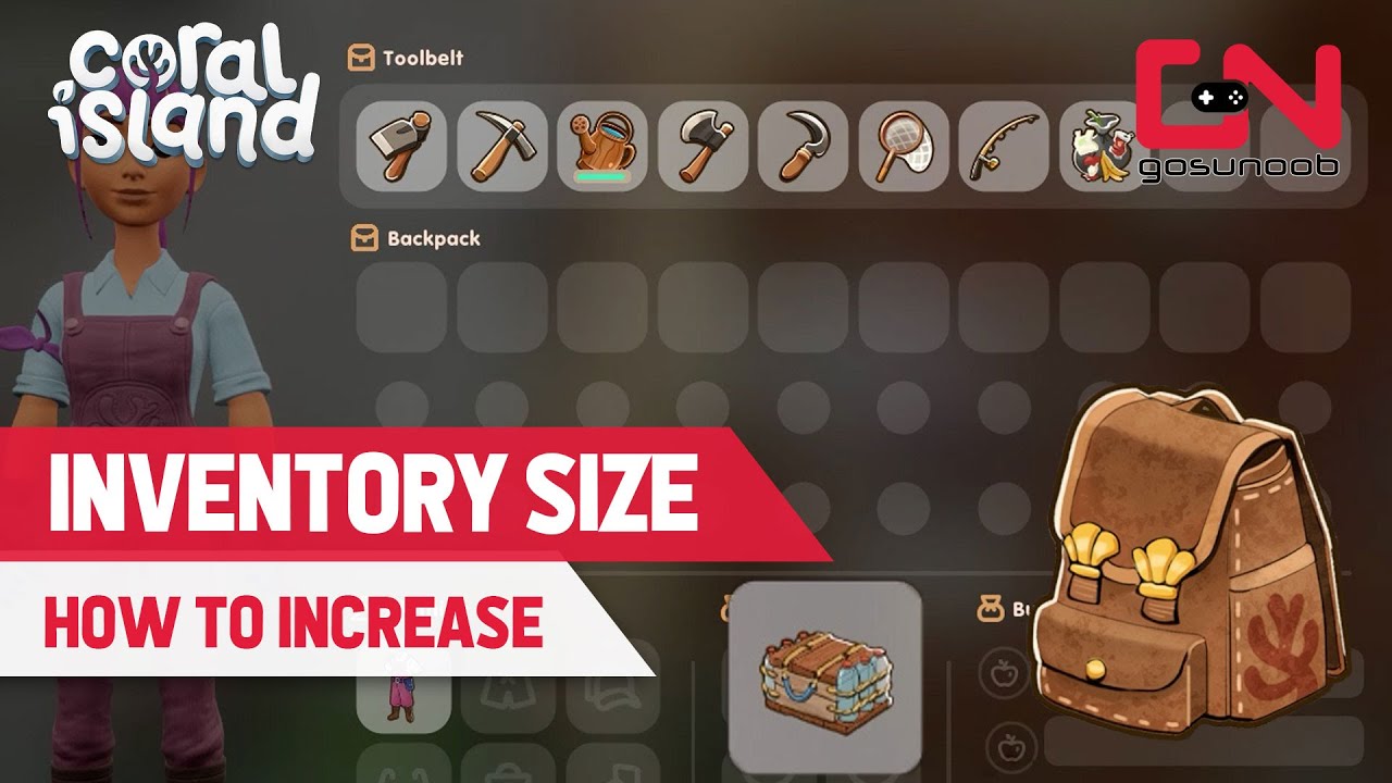 Increase Inventory Size Guide – Coral Island
