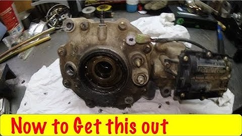 How to Remove Arctic Cat Front Differential part 2