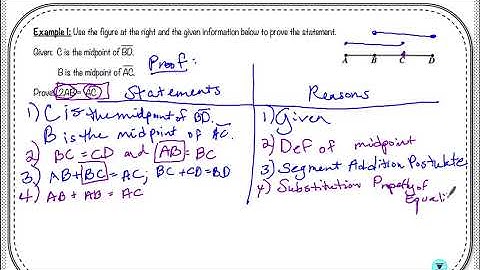 Segment Proofs Video Lesson